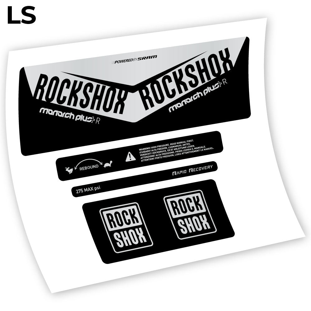 Stickers Rock Shox Monarch Plus R 2016 compatibles Autocollants amortisseur VTT