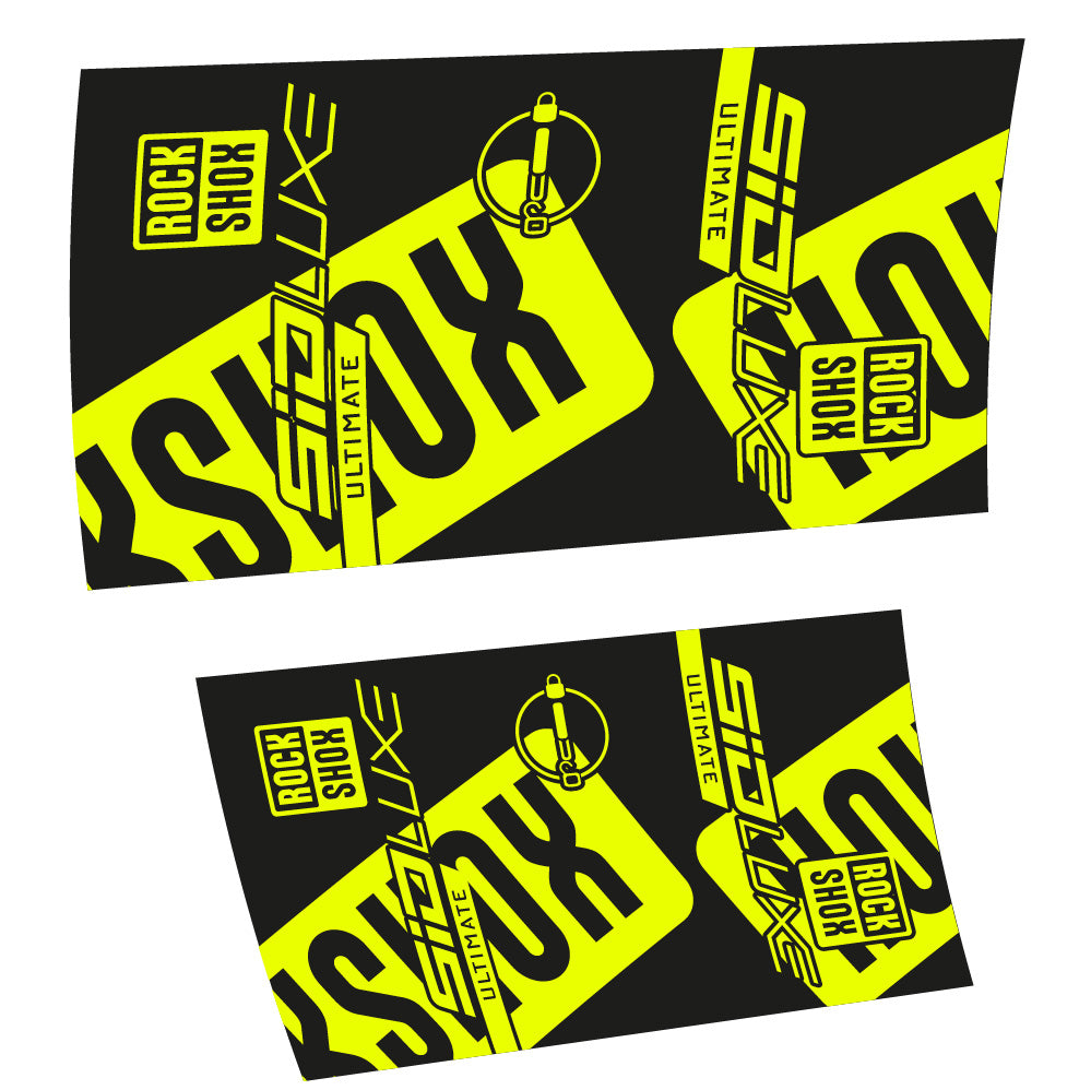 Stickers Rock Shox Sid Luxe Ultimate 2021 compatibles Autocollants amortisseur VTT