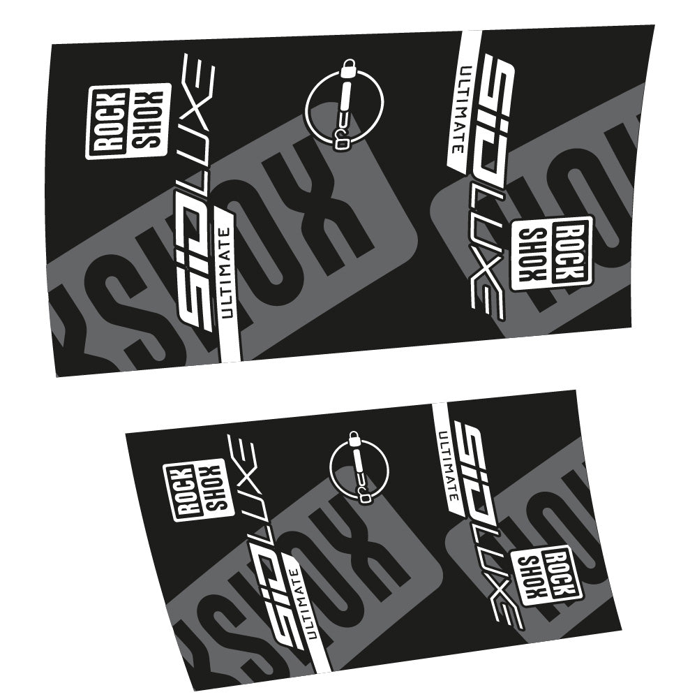 Stickers Rock Shox Sid Luxe Ultimate 2021 compatibles Autocollants amortisseur VTT