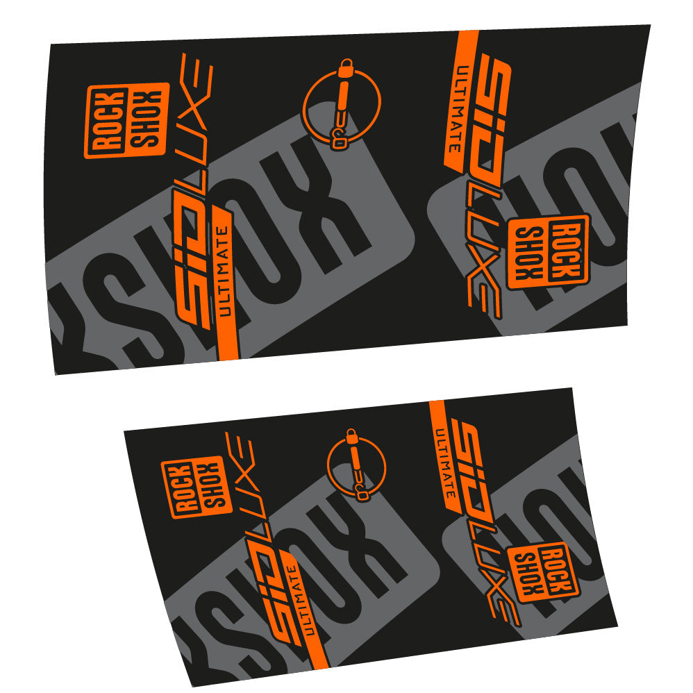 Stickers Rock Shox Sid Luxe Ultimate 2021 compatibles Autocollants amortisseur VTT