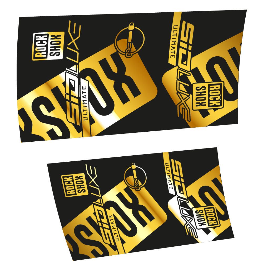 Stickers Rock Shox Sid Luxe Ultimate 2021 compatibles Autocollants amortisseur VTT