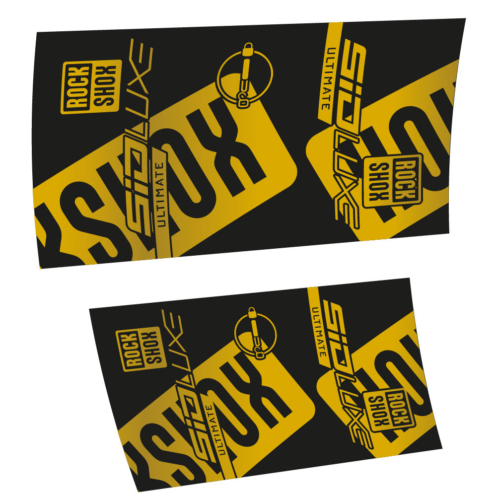 Stickers Rock Shox Sid Luxe Ultimate 2021 compatibles Autocollants amortisseur VTT
