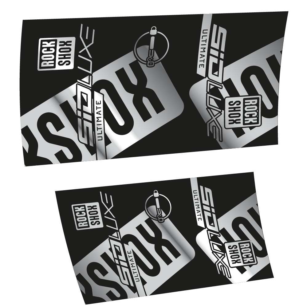 Stickers Rock Shox Sid Luxe Ultimate 2021 compatibles Autocollants amortisseur VTT