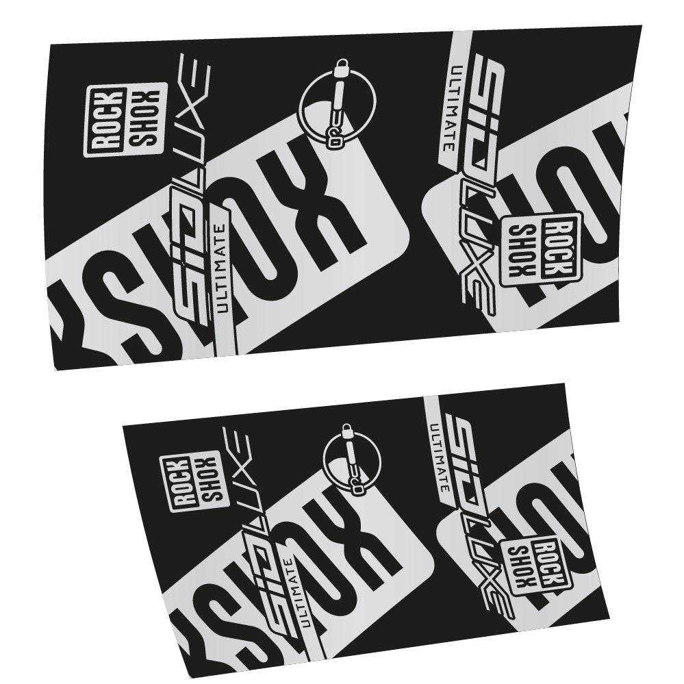 Stickers Rock Shox Sid Luxe Ultimate 2021 compatibles Autocollants amortisseur VTT