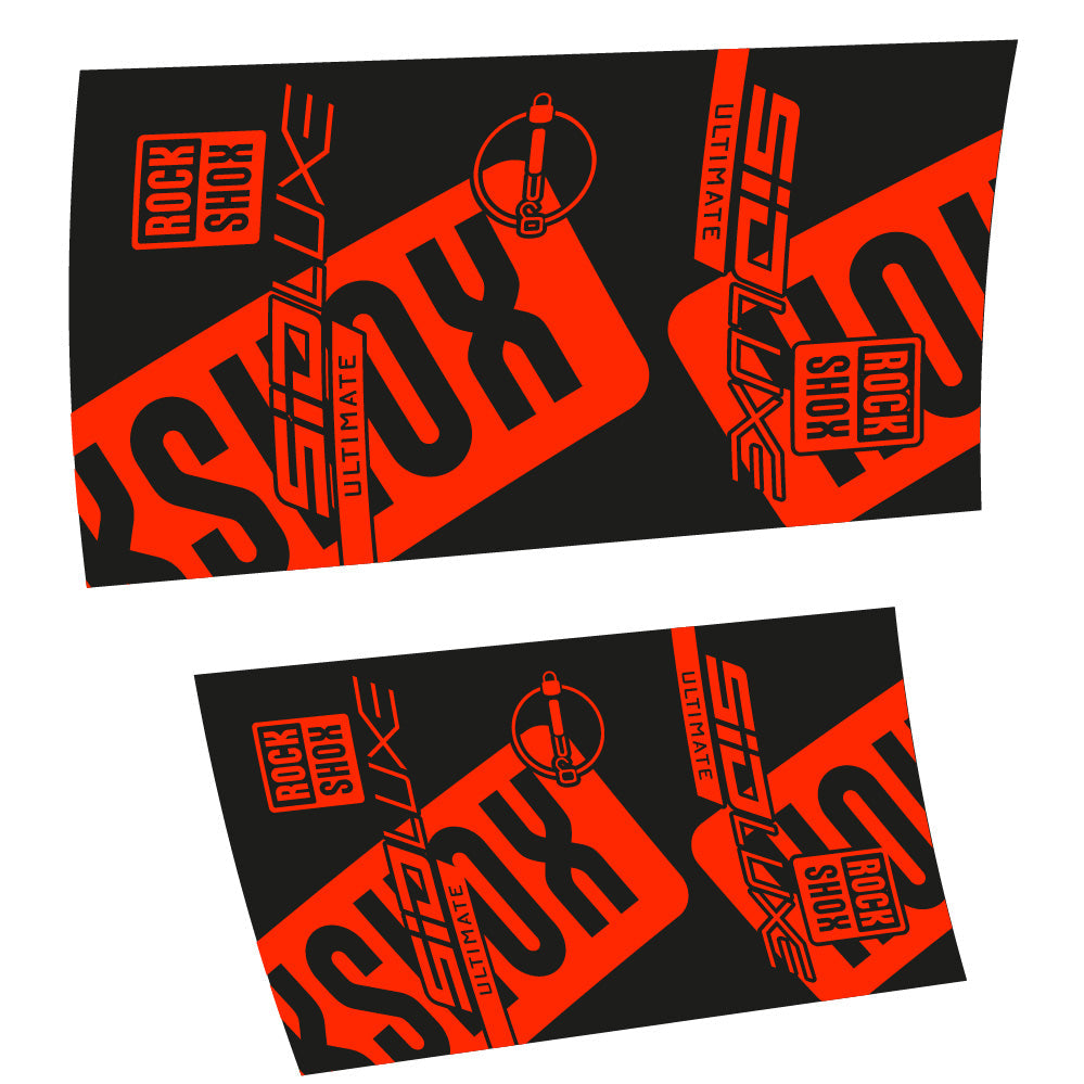 Stickers Rock Shox Sid Luxe Ultimate 2021 compatibles Autocollants amortisseur VTT