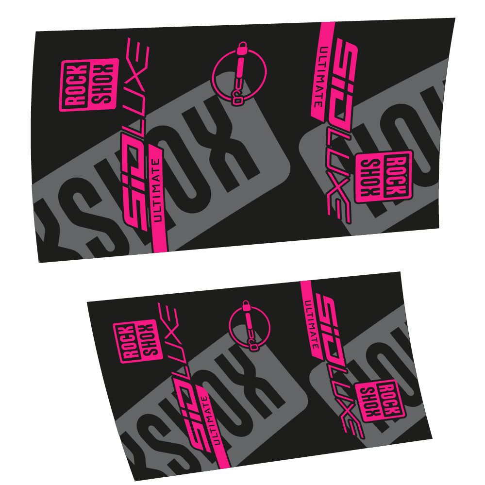 Stickers Rock Shox Sid Luxe Ultimate 2021 compatibles Autocollants amortisseur VTT
