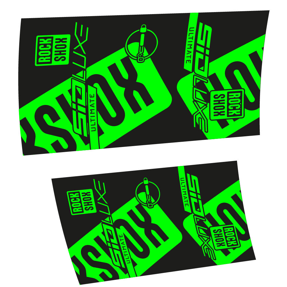 Stickers Rock Shox Sid Luxe Ultimate 2021 compatibles Autocollants amortisseur VTT