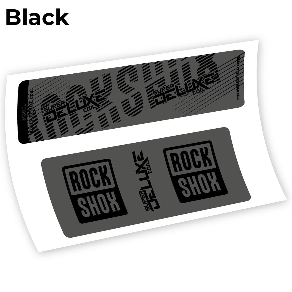 Stickers Rock Shox Deluxe Coil 2018 compatibles Autocollants amortisseur VTT