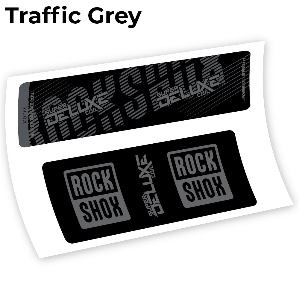 Stickers Rock Shox Deluxe Coil 2018 compatibles Autocollants amortisseur VTT