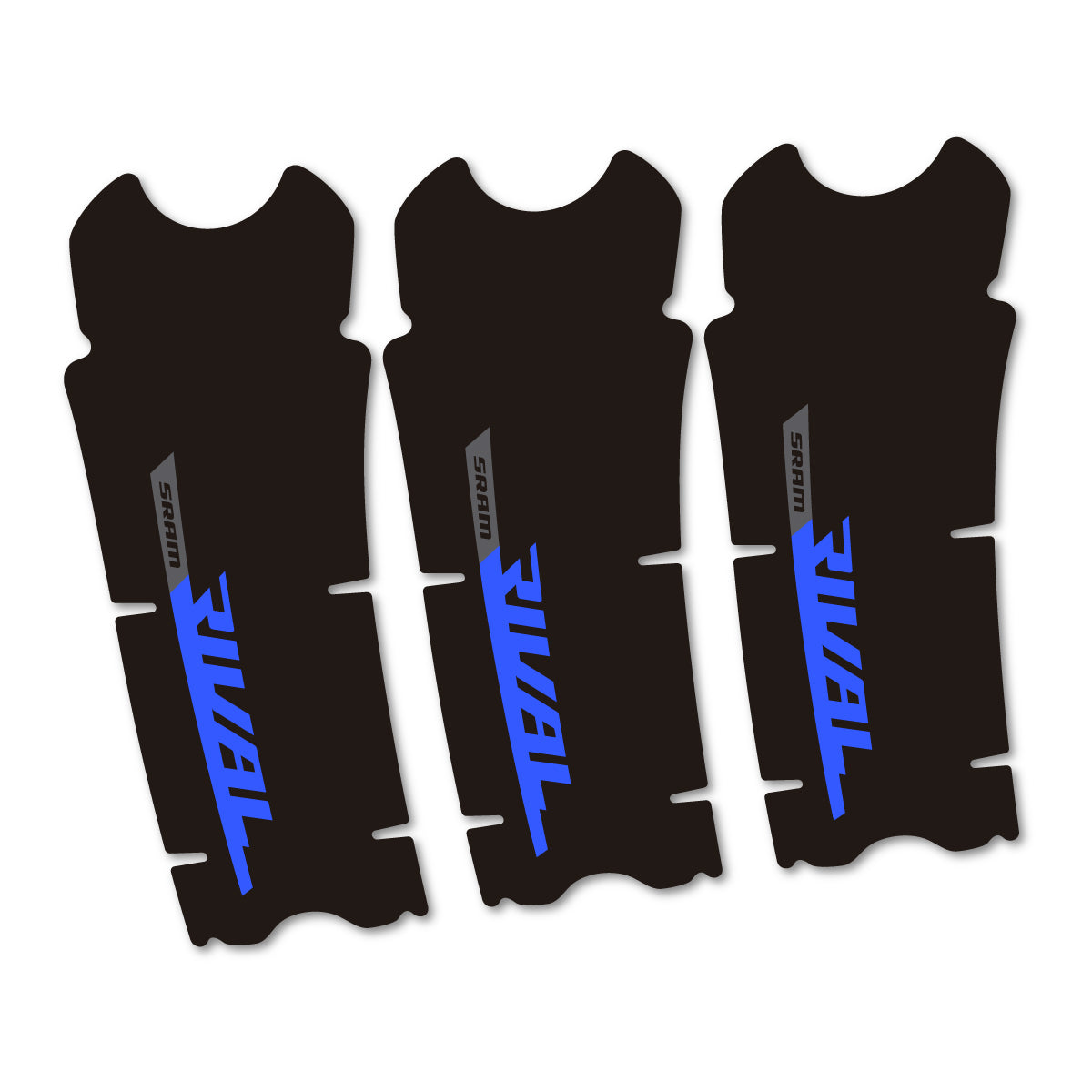 Stickers compatibles Sram Rival AXS DUB 12v pour pédalier – autocollants vinyle - Bleu