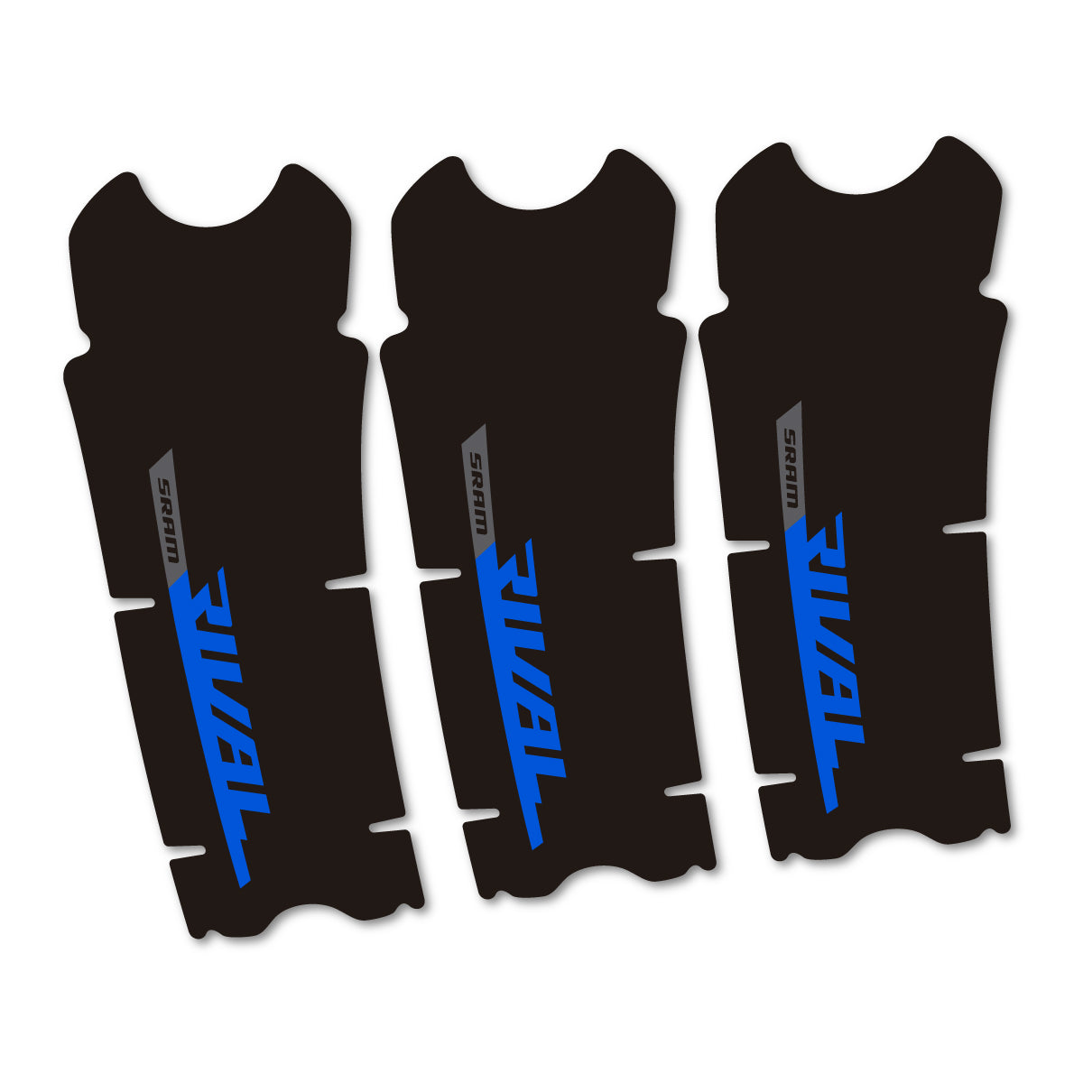 Stickers compatibles Sram Rival AXS DUB 12v pour pédalier – autocollants vinyle - Bleu Mer