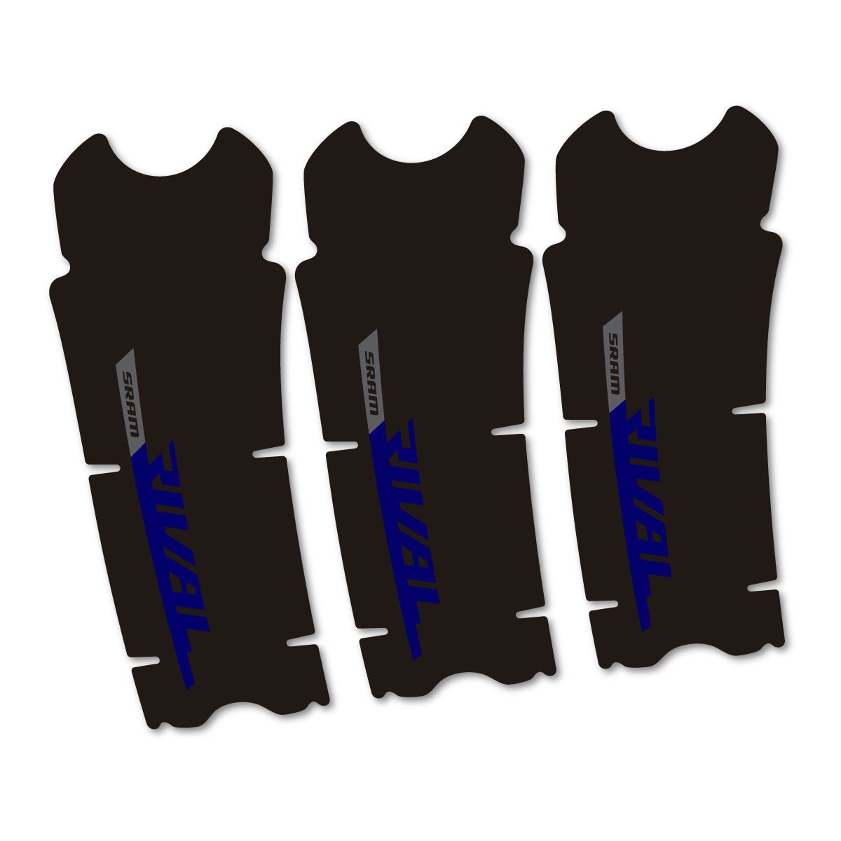 Stickers compatibles Sram Rival AXS DUB 12v pour pédalier – autocollants vinyle - Bleu Scandinave