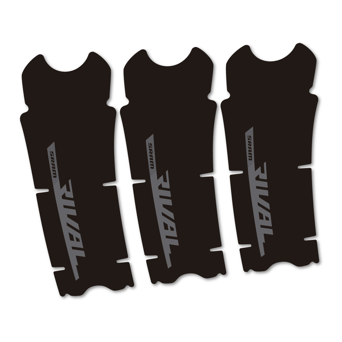 Stickers compatibles Sram Rival AXS DUB 12v pour pédalier – autocollants vinyle - Gris Mystique