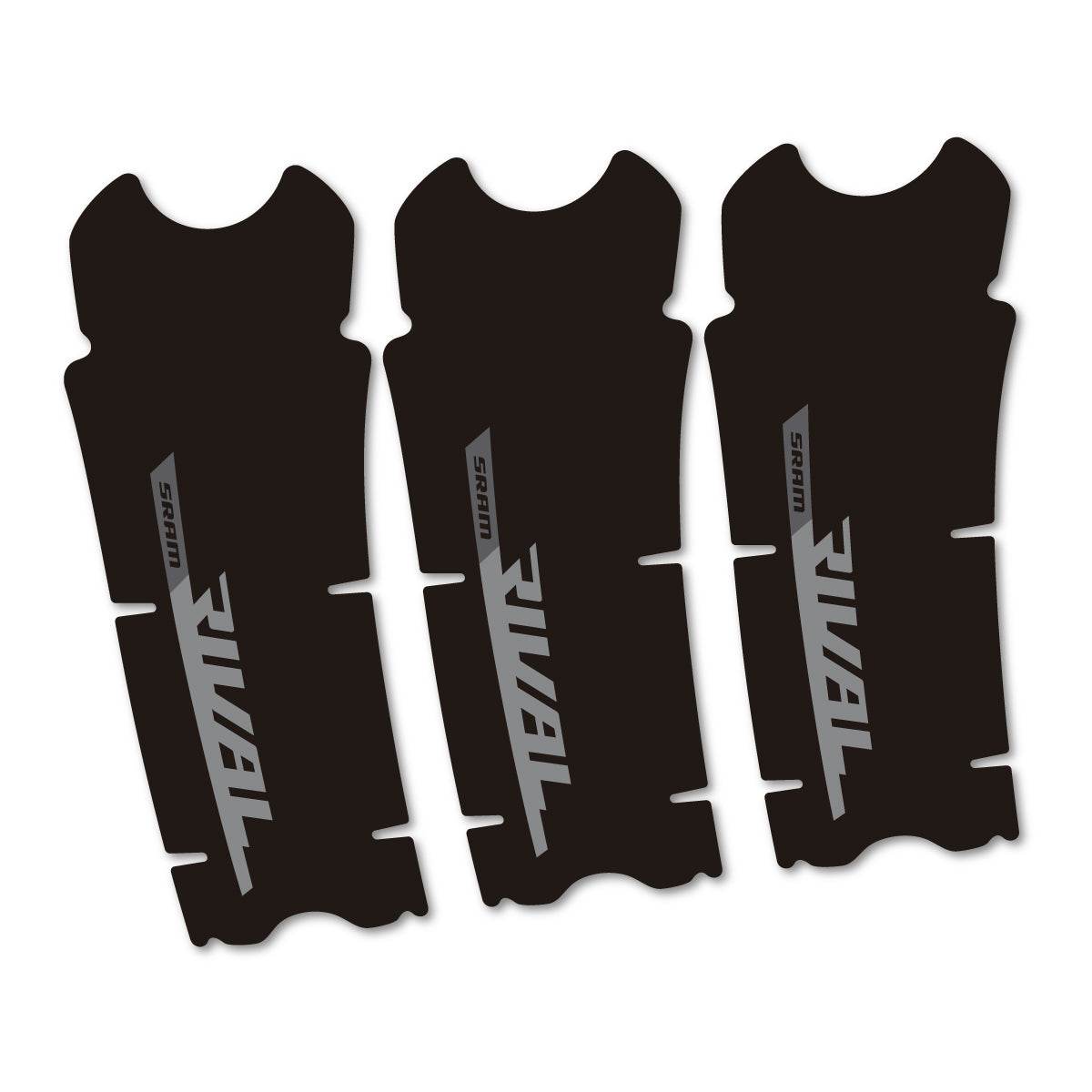 Stickers compatibles Sram Rival AXS DUB 12v pour pédalier – autocollants vinyle - Gris Souris