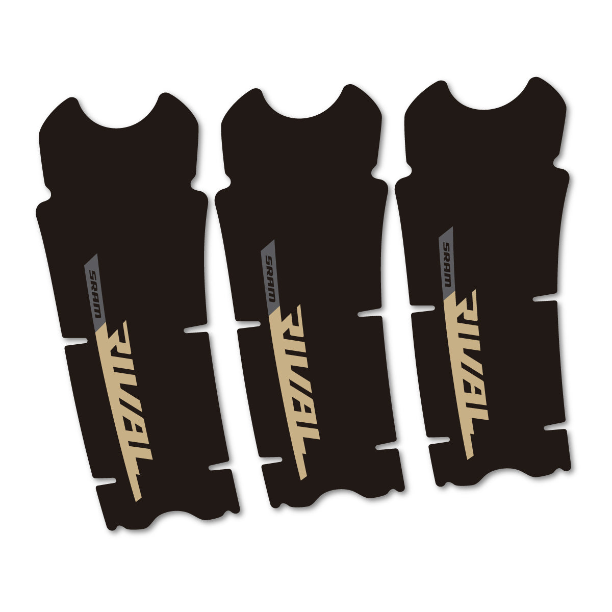 Stickers compatibles Sram Rival AXS DUB 12v pour pédalier – autocollants vinyle - Sable