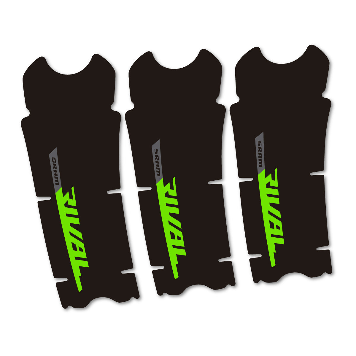 Stickers compatibles Sram Rival AXS DUB 12v pour pédalier – autocollants vinyle - Vert Pistache