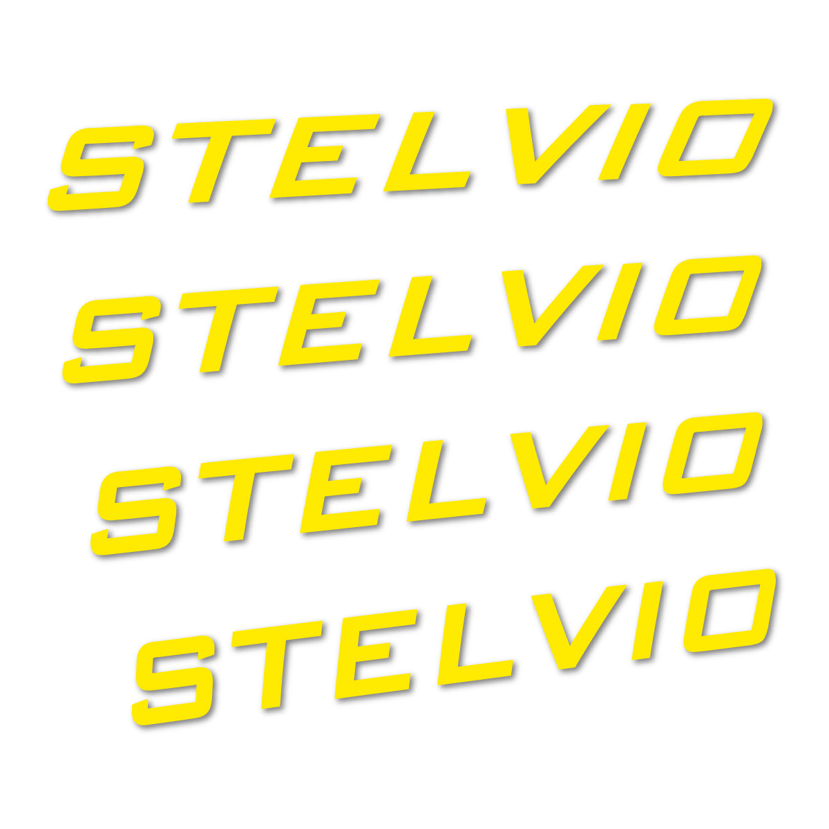 Stickers cadre vélo Podium Stelvio autocollant vinyle