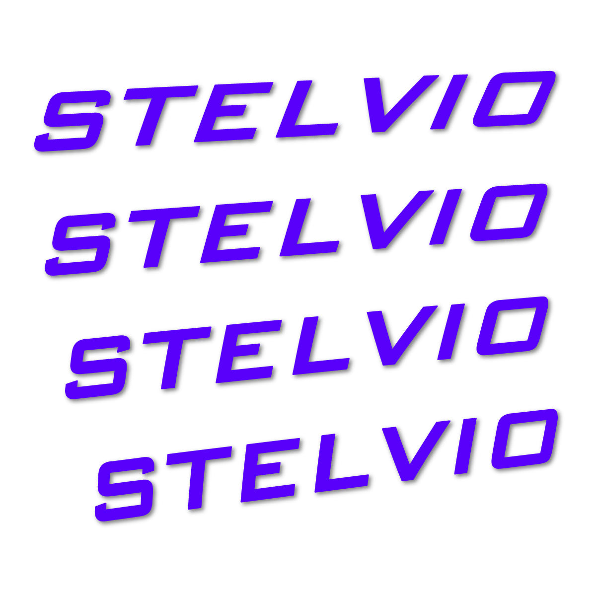 Stickers cadre vélo Podium Stelvio autocollant vinyle