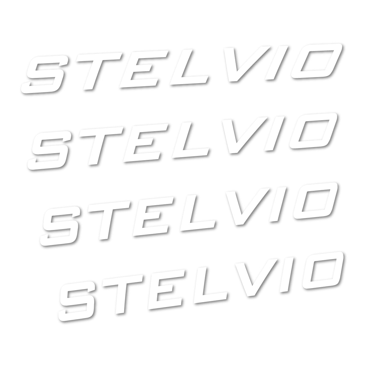 Stickers cadre vélo Podium Stelvio autocollant vinyle