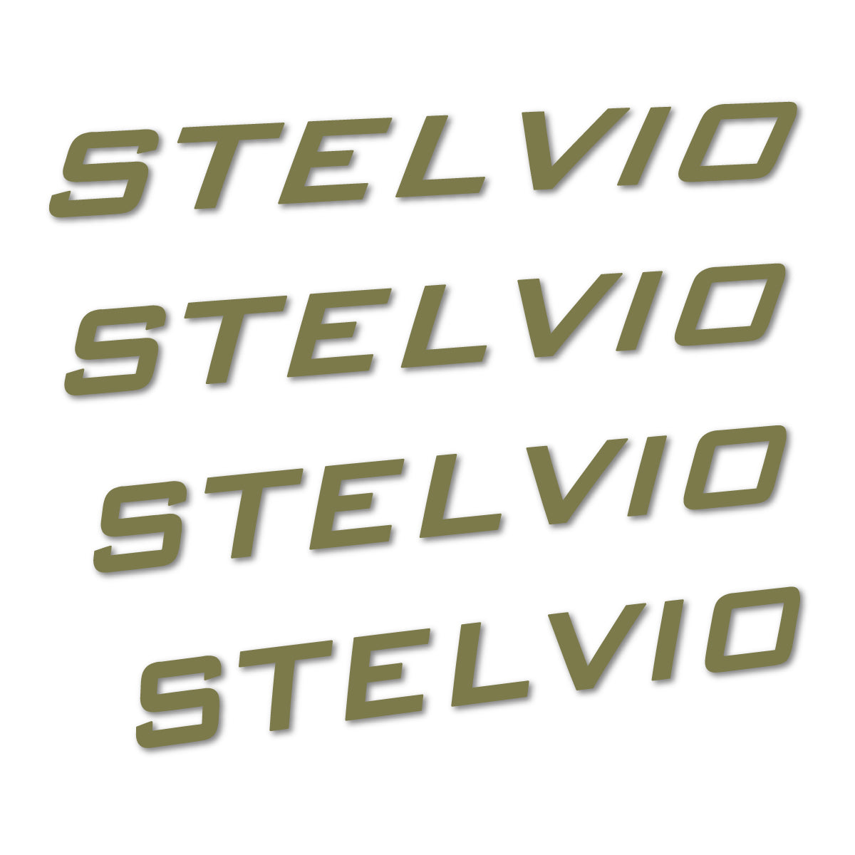 Stickers cadre vélo Podium Stelvio autocollant vinyle
