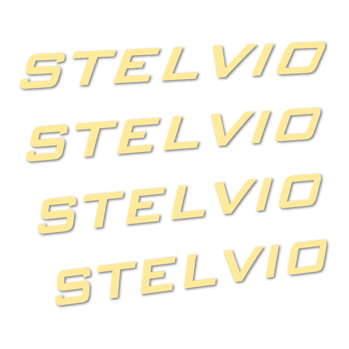 Stickers cadre vélo Podium Stelvio autocollant vinyle