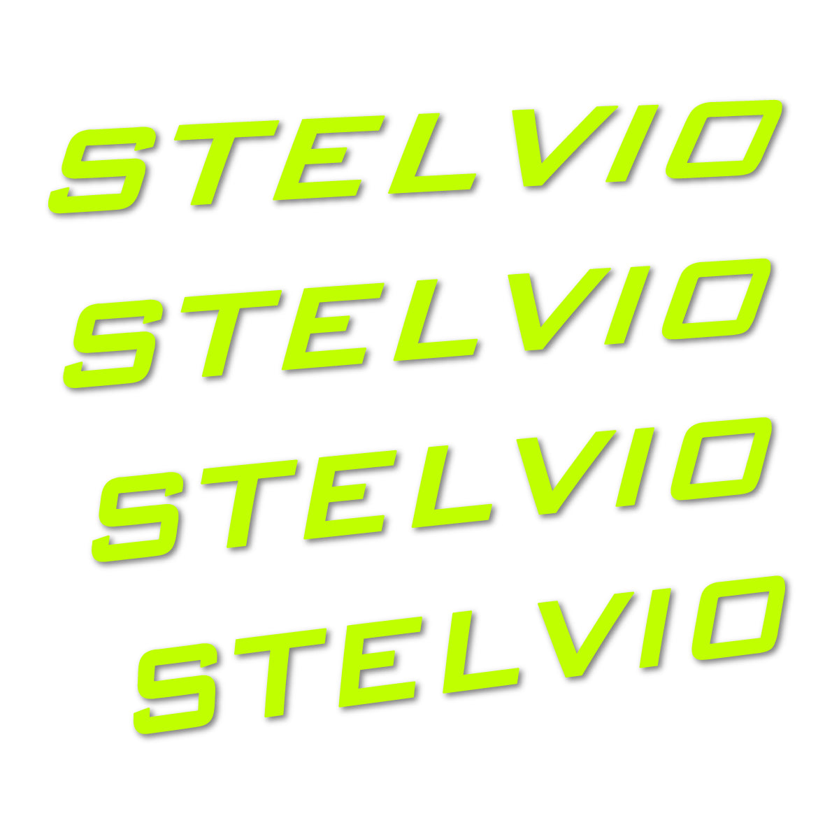 Stickers cadre vélo Podium Stelvio autocollant vinyle