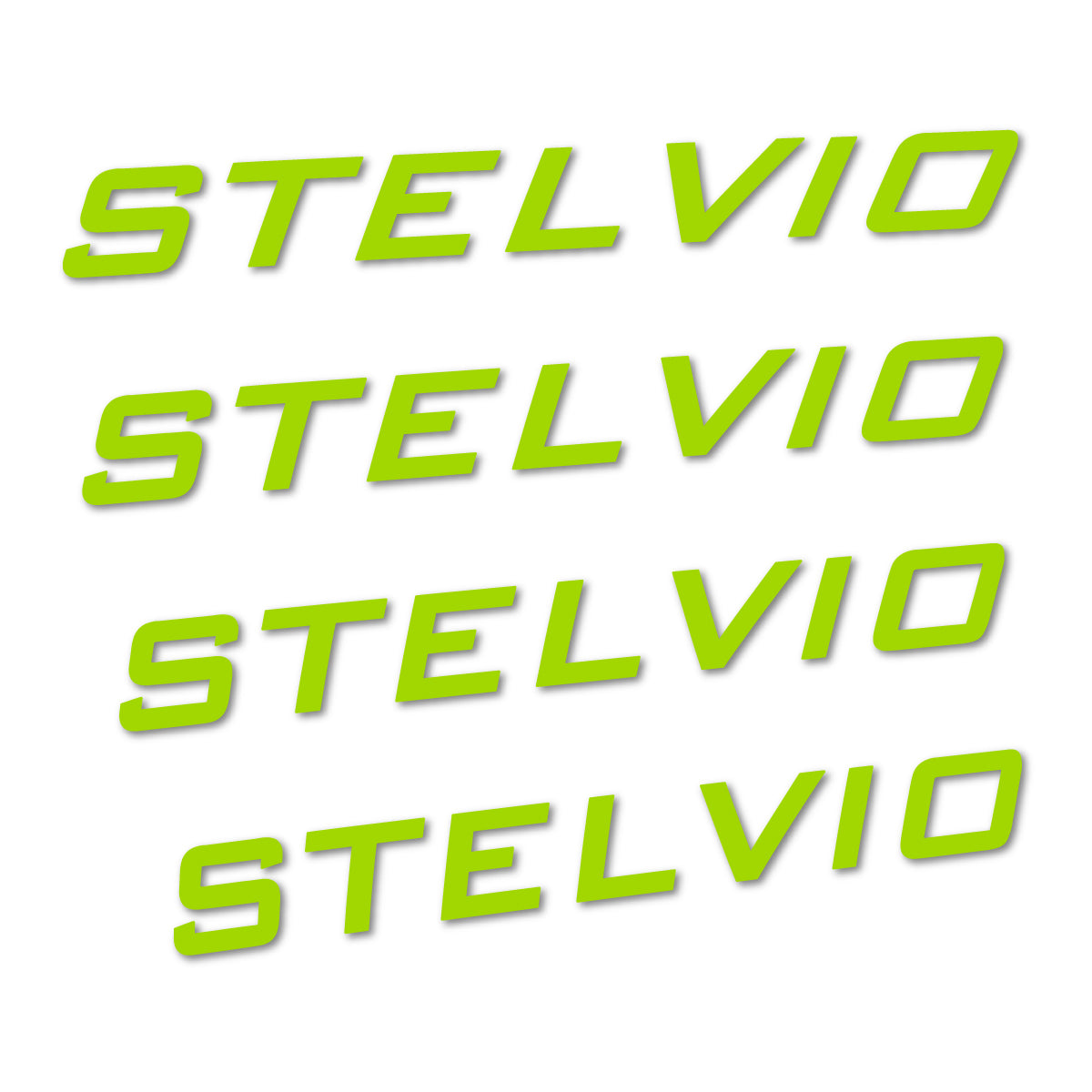 Stickers cadre vélo Podium Stelvio autocollant vinyle