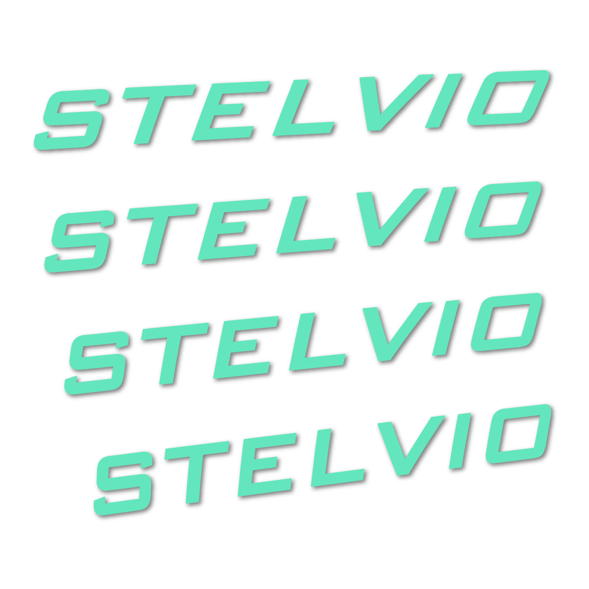 Stickers cadre vélo Podium Stelvio autocollant vinyle