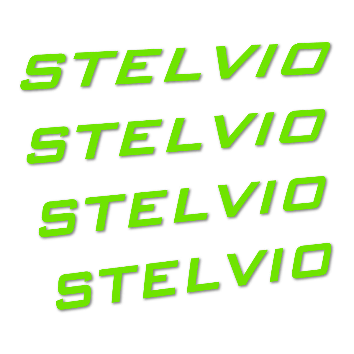 Stickers cadre vélo Podium Stelvio autocollant vinyle