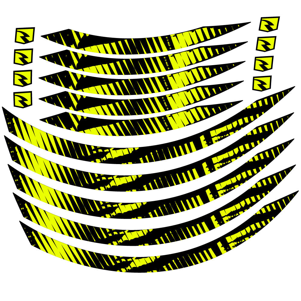 Stickers Autocollant compatible avec Mountain Wheel, Vinyle sticker Autocollants roues