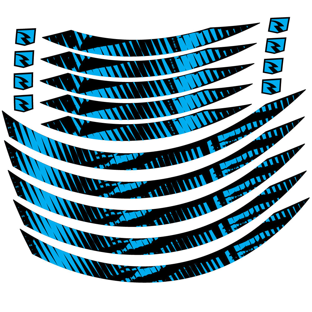 Stickers Autocollant compatible avec Mountain Wheel, Vinyle sticker Autocollants roues