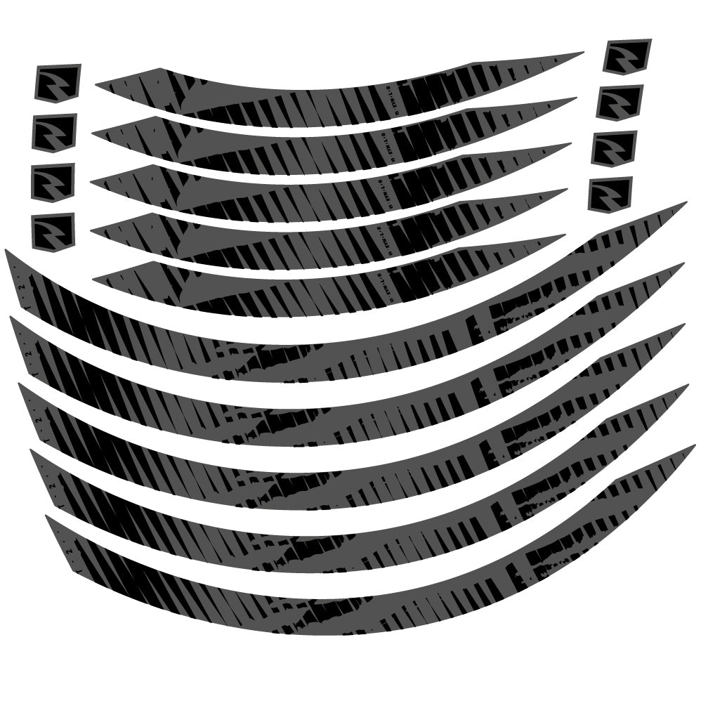 Stickers Autocollant compatible avec Mountain Wheel, Vinyle sticker Autocollants roues