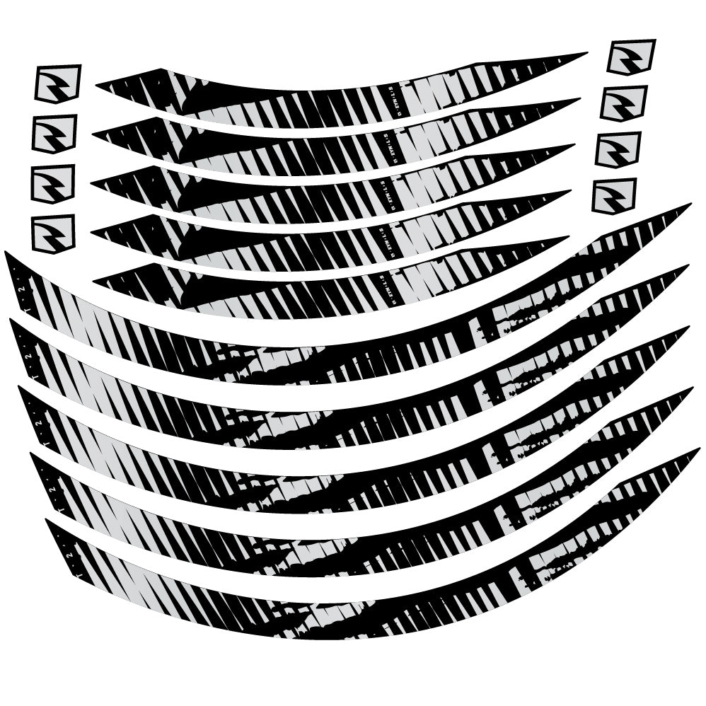 Stickers Autocollant compatible avec Mountain Wheel, Vinyle sticker Autocollants roues