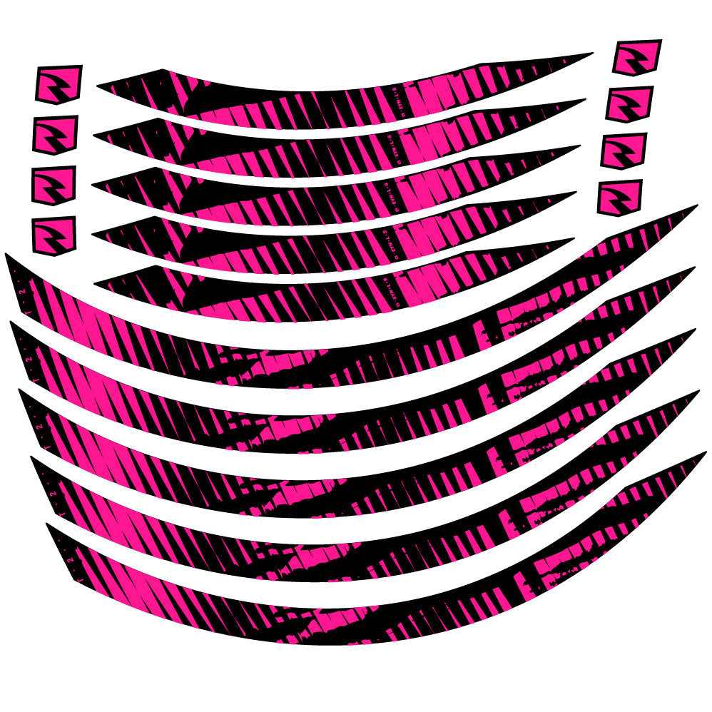 Stickers Autocollant compatible avec Mountain Wheel, Vinyle sticker Autocollants roues