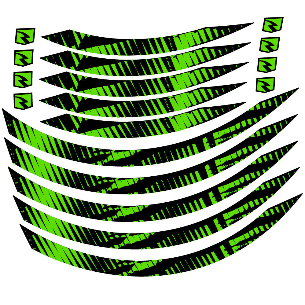 Stickers Autocollant compatible avec Mountain Wheel, Vinyle sticker Autocollants roues