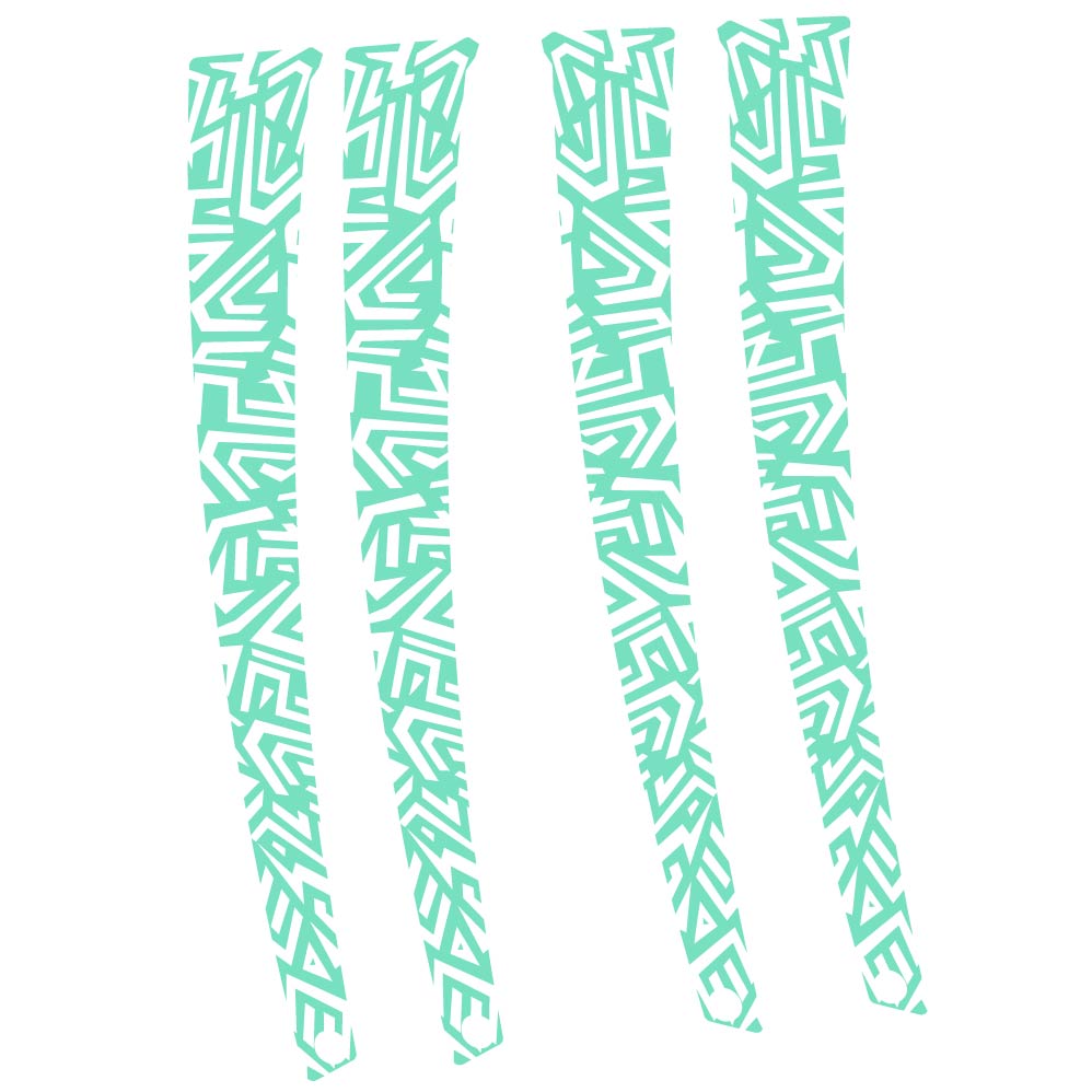 Stickers Abstract Texture Geometric Pattern compatibles Autocollants fourche Route