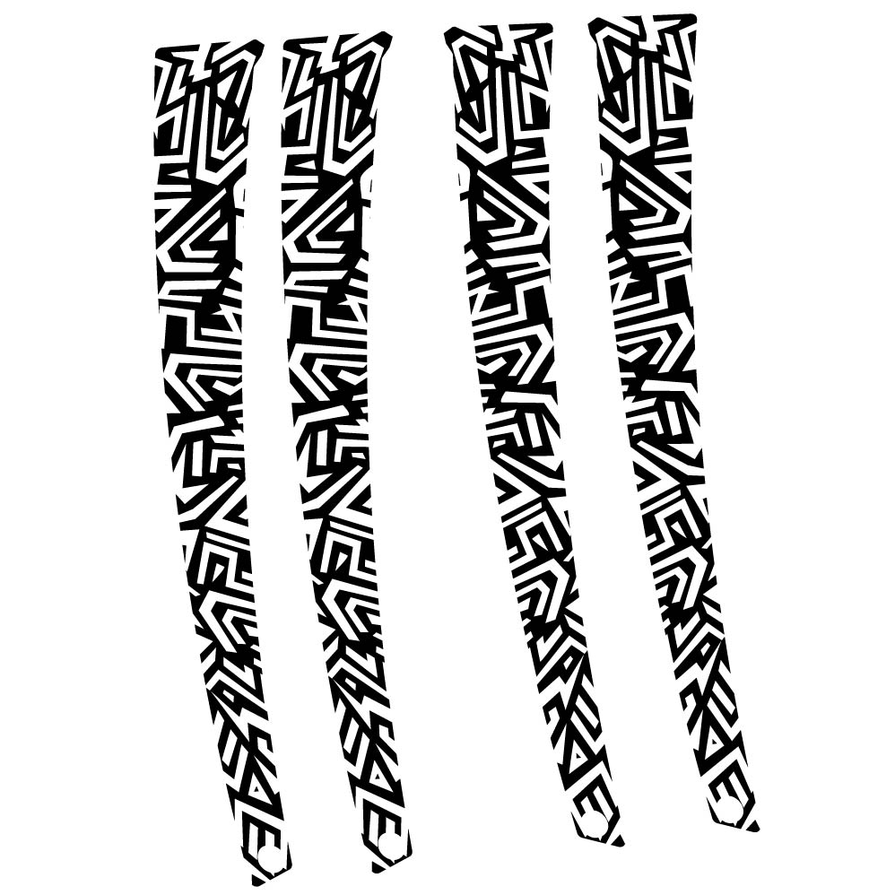Stickers Abstract Texture Geometric Pattern compatibles Autocollants fourche Route