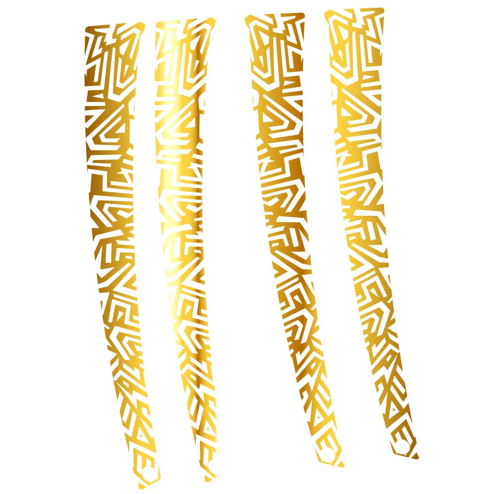 Stickers Abstract Texture Geometric Pattern compatibles Autocollants fourche Route