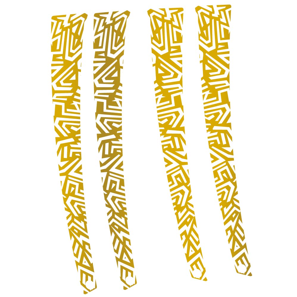 Stickers Abstract Texture Geometric Pattern compatibles Autocollants fourche Route