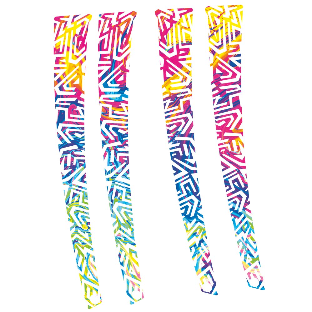 Stickers Abstract Texture Geometric Pattern compatibles Autocollants fourche Route