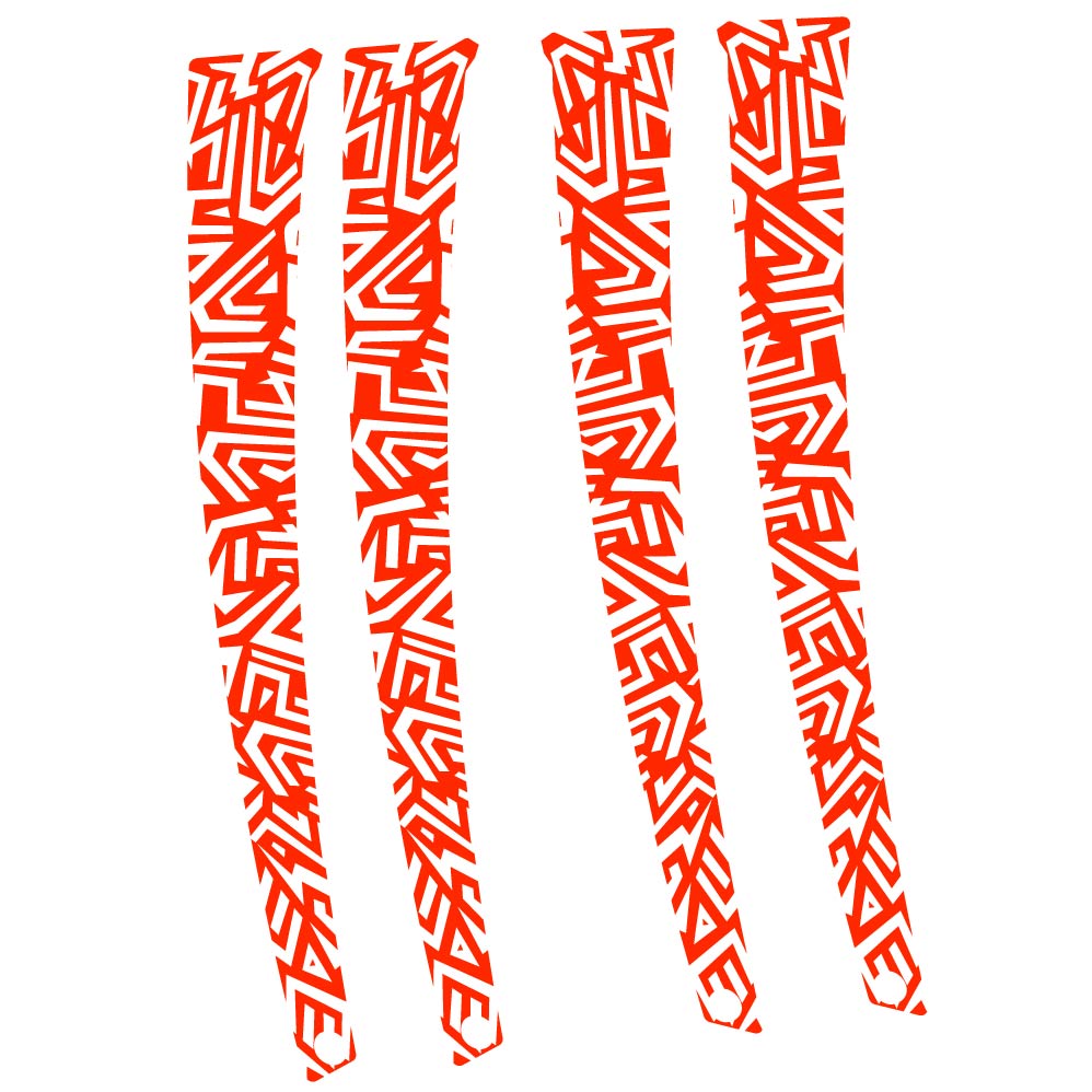 Stickers Abstract Texture Geometric Pattern compatibles Autocollants fourche Route