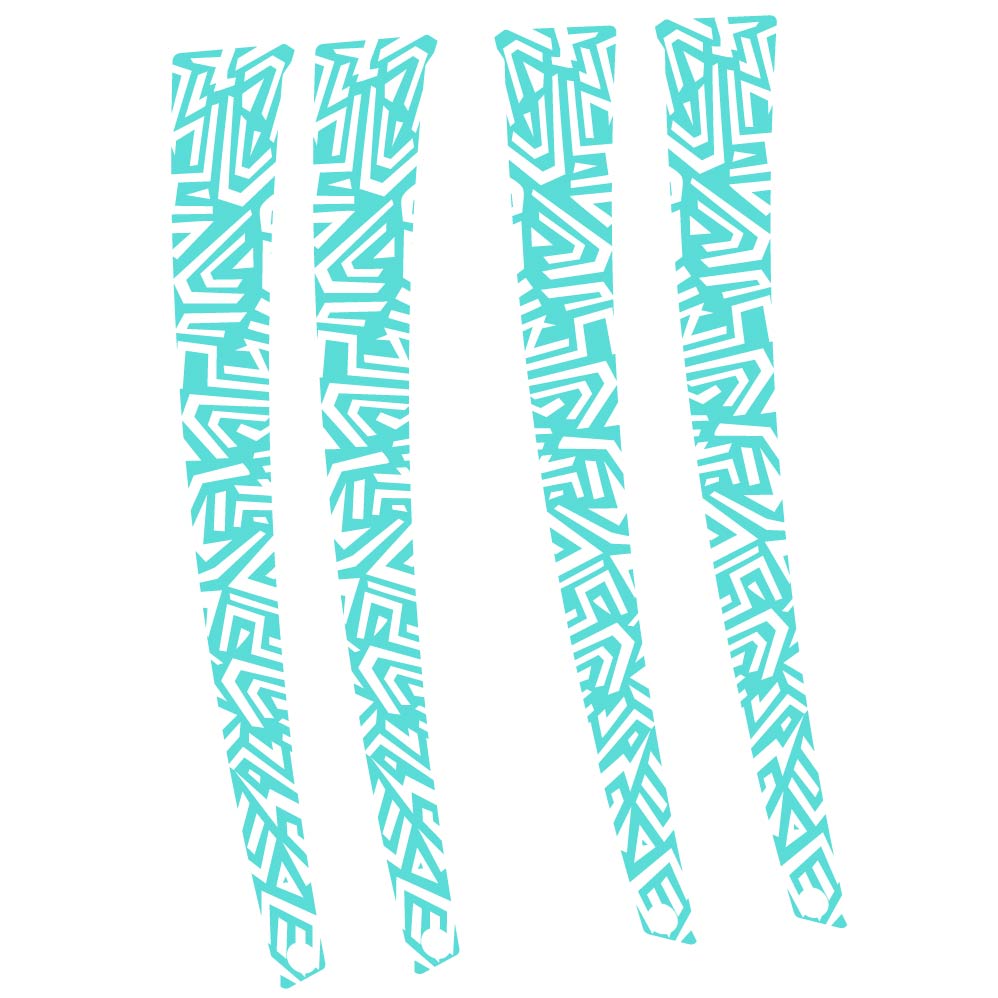 Stickers Abstract Texture Geometric Pattern compatibles Autocollants fourche Route