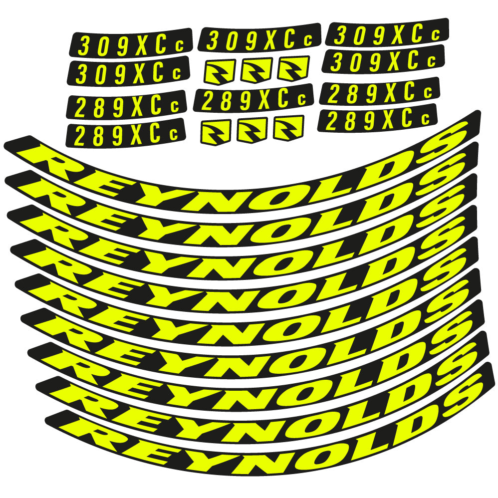 Stickers Reynolds 309XCc + 209XCc compatibles Autocollants roues