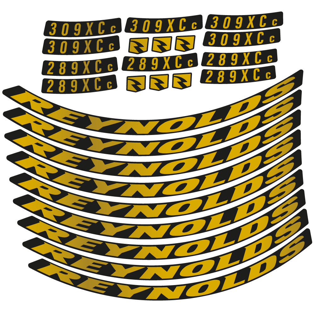 Stickers Reynolds 309XCc + 209XCc compatibles Autocollants roues