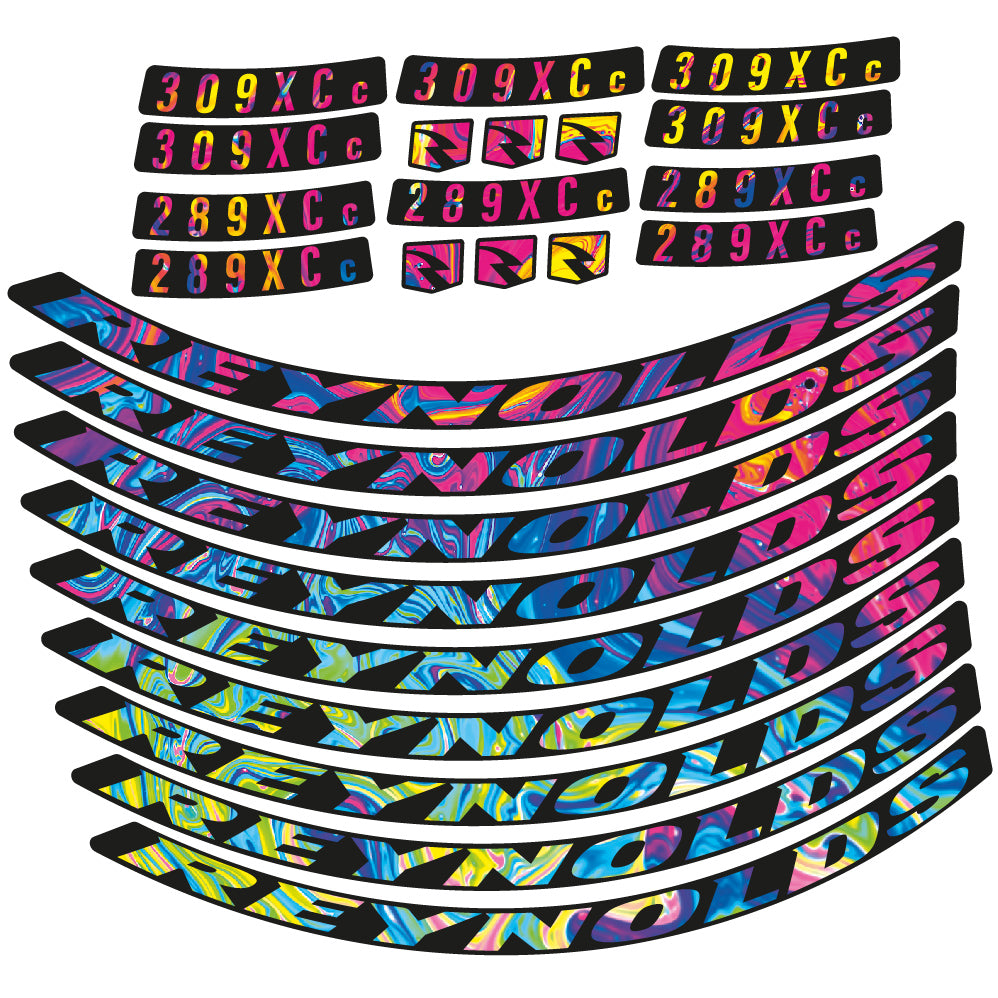 Stickers Reynolds 309XCc + 209XCc compatibles Autocollants roues