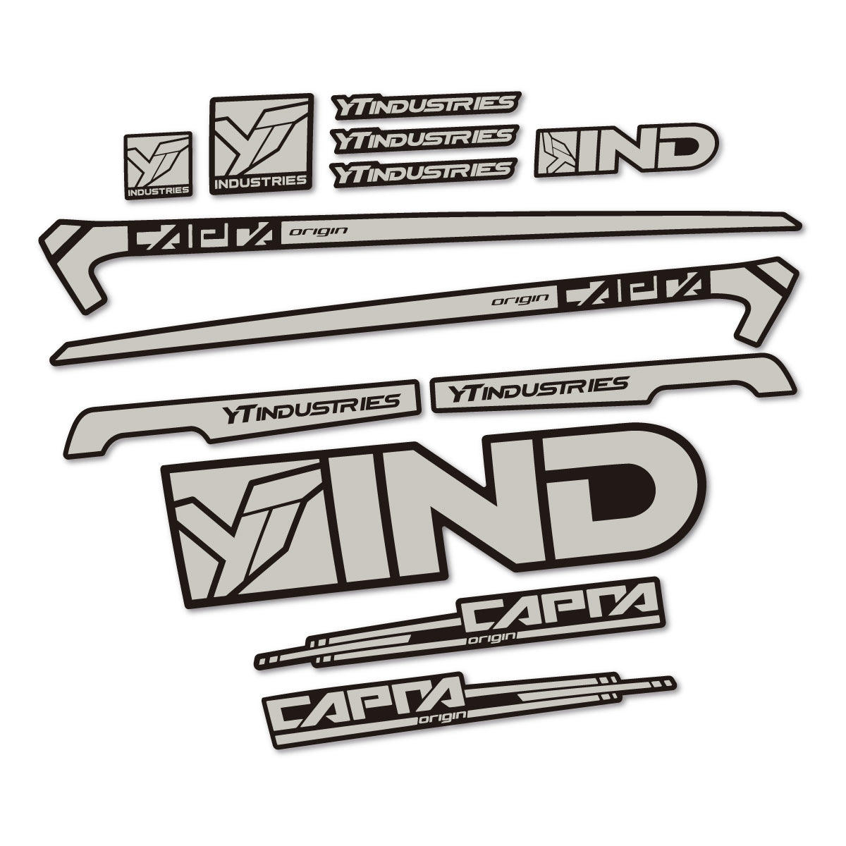 Stickers cadre vélo YT Capra AL 2015 autocollant vinyle