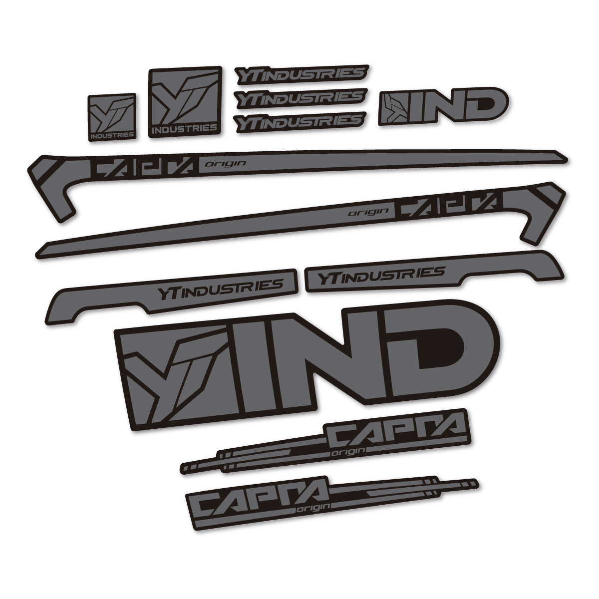 Stickers cadre vélo YT Capra AL 2015 autocollant vinyle