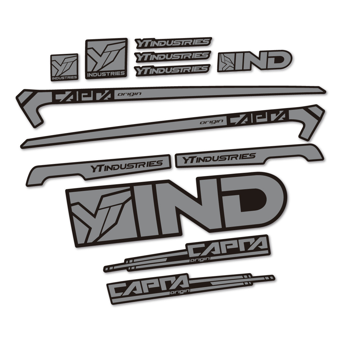 Stickers cadre vélo YT Capra AL 2015 autocollant vinyle