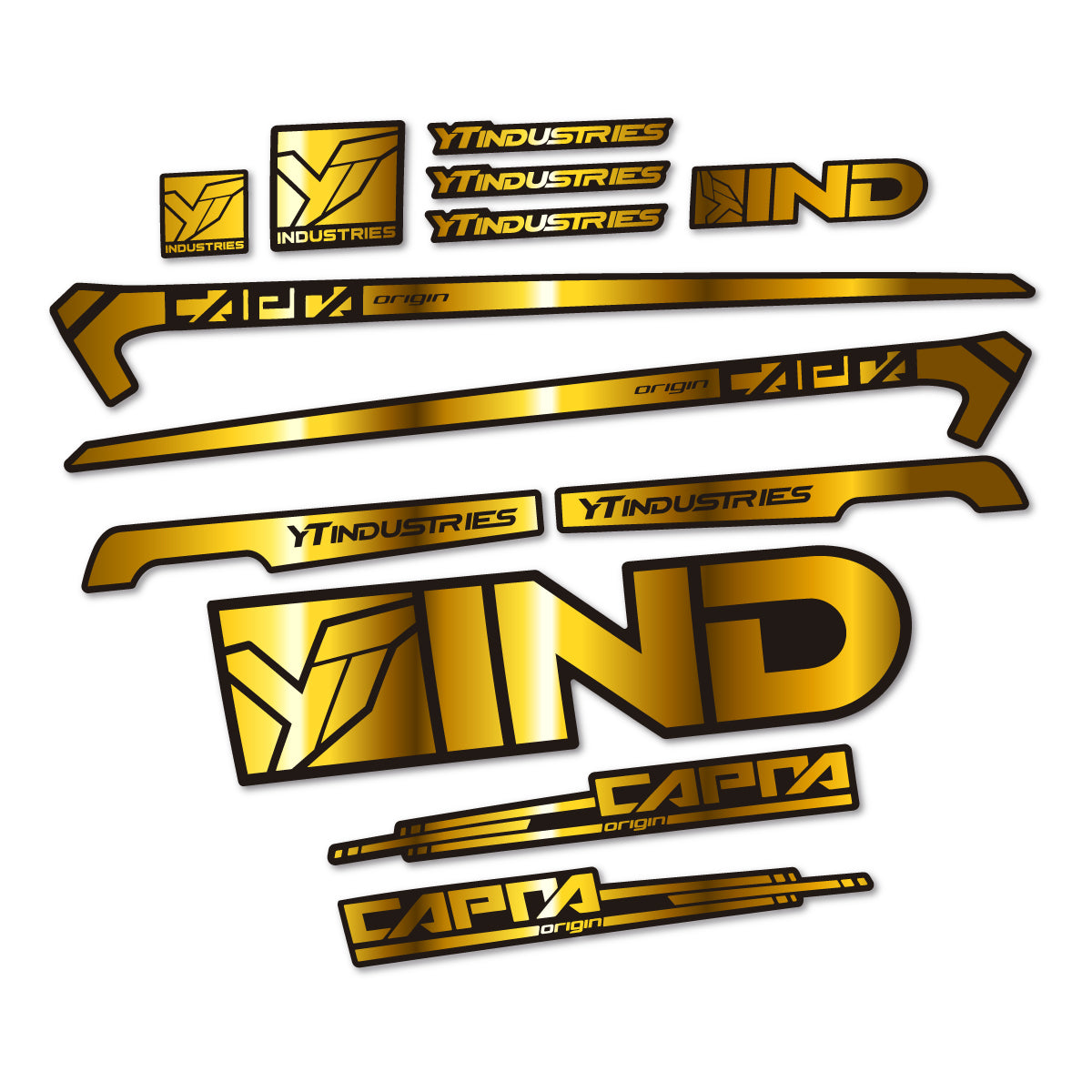 Stickers cadre vélo YT Capra AL 2015 autocollant vinyle