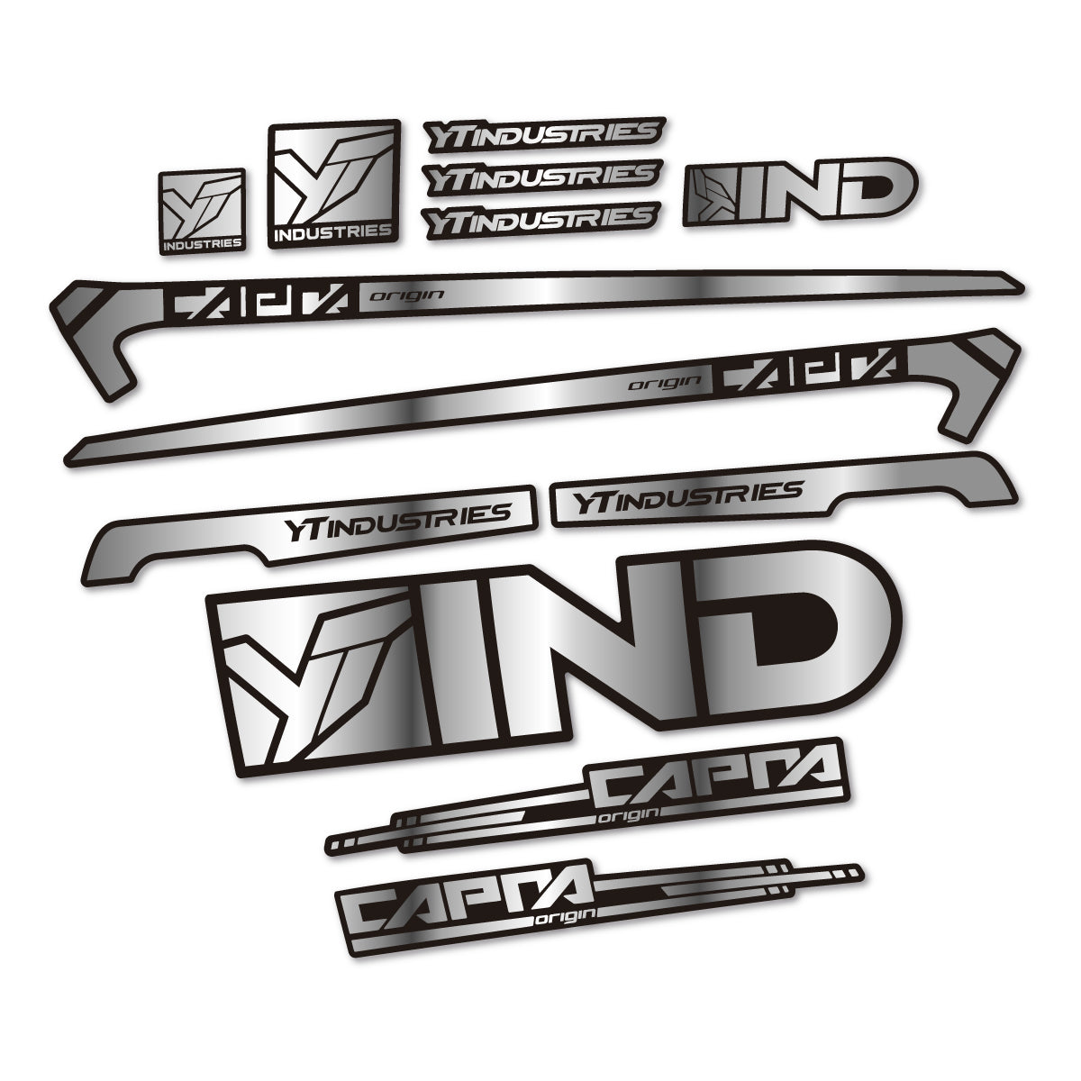 Stickers cadre vélo YT Capra AL 2015 autocollant vinyle